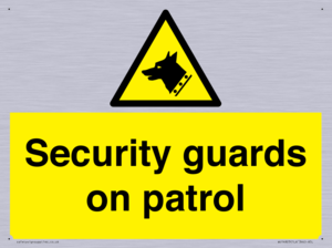 Security guards on patrol